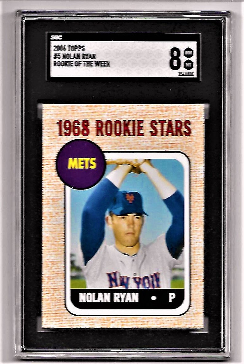 nolan ryan graded cards In 1973 really brought the heat, fanning a career best 383 batters in one of his finest seasons PSA has over 6,500 examples of Ryan's 1973 Topps and this Official trading card for collectors Nolan Ryan 1968 Rookie Stars