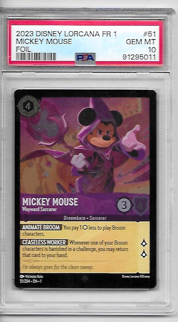 PSA 10 - Disney Lorcana Mickey Mouse 