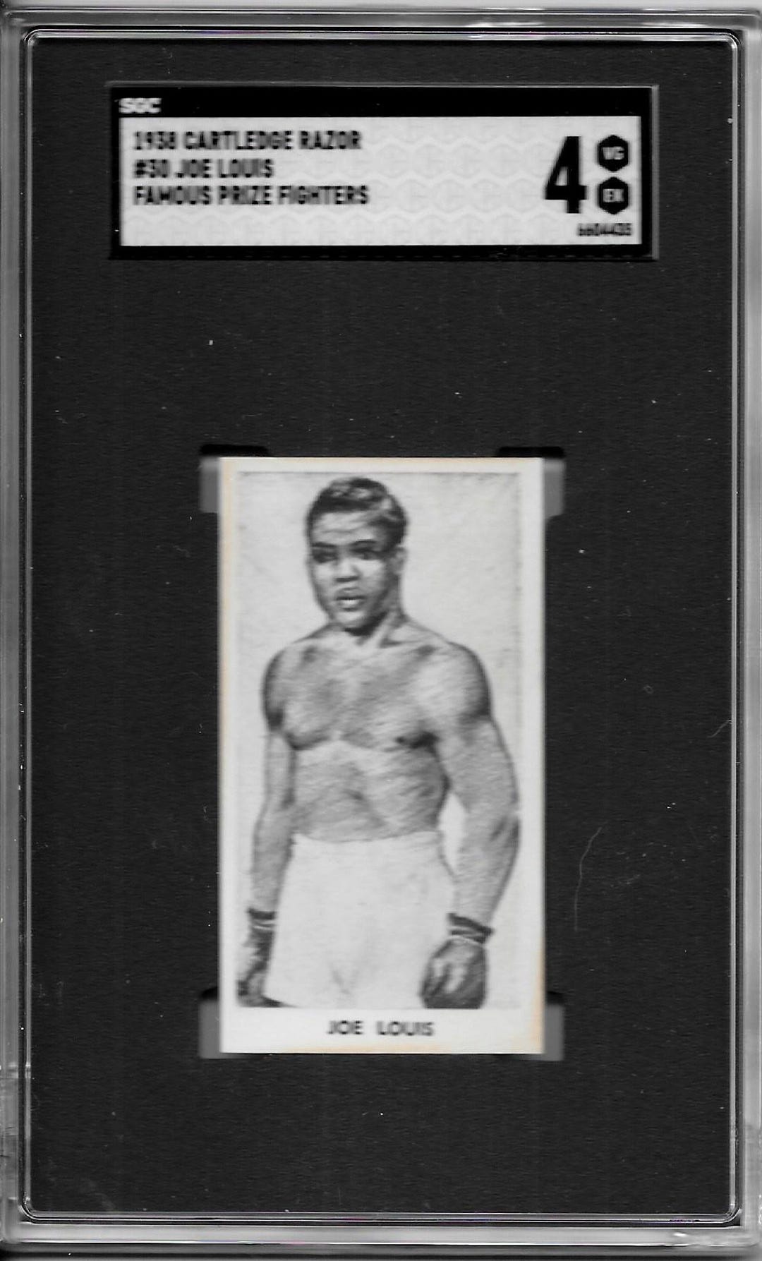 Joseph Cartledge Joe Louis 1938 Cartledge Razor Card#30 Famous Prize Fighters SGC 4 VG ...