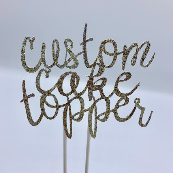 Custom Cake Topper - Etsy