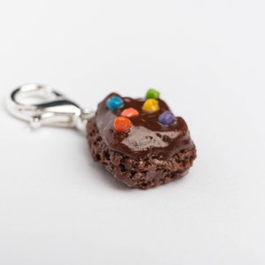 Cosmic Brownie Polymer Clay Charm, Miniature, or Necklace