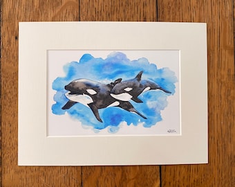 Orca Whale art print