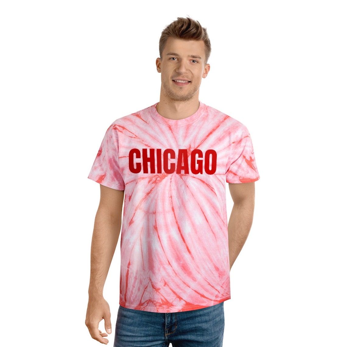 Chicago Shirt Tye Dye Shirt Chicago City Shirt Illinois Shirt Etsy