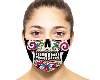 Download Free Half Skull Mask Etsy SVG Cut Files