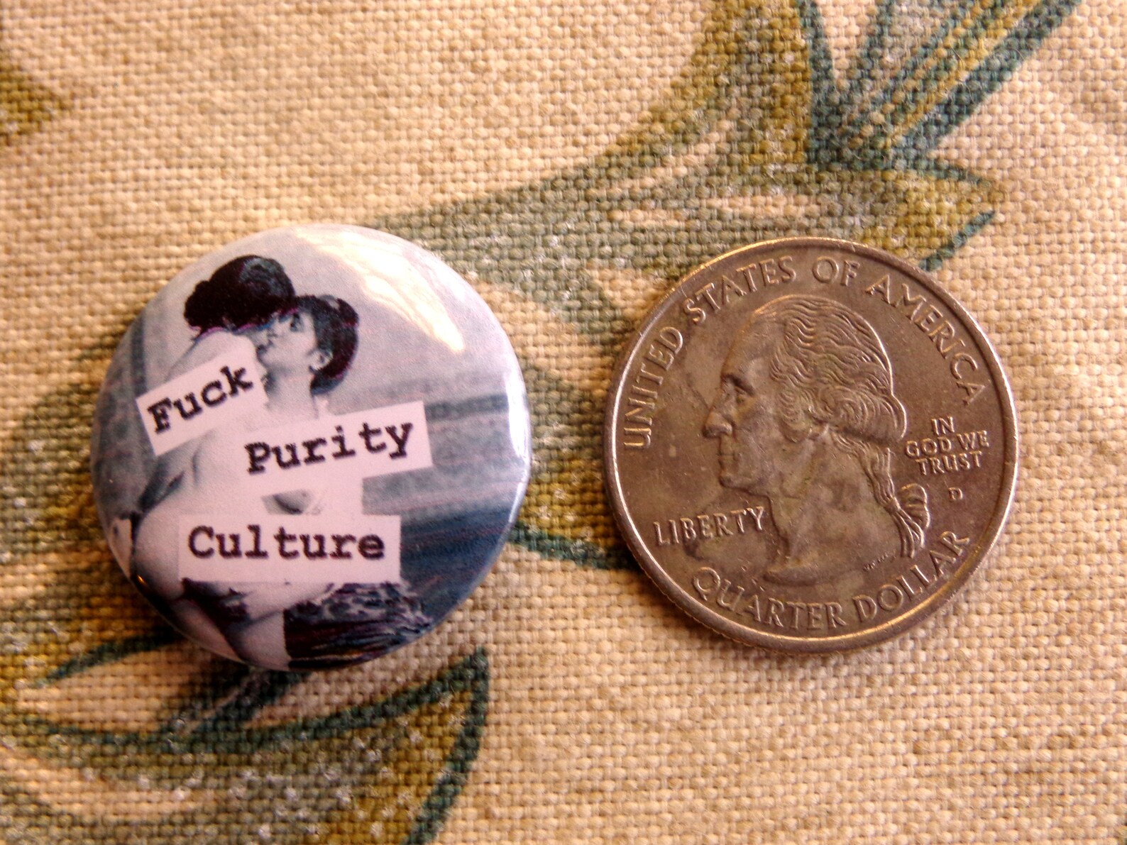 Fck Purity Culture 1 Inch Pinback Button Pin Badge Sex Etsy