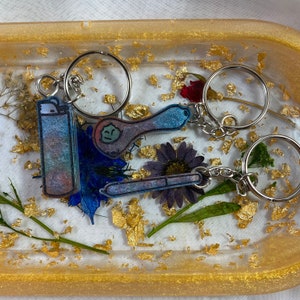 Stoner Accessory Keychains | Lighter Keychain | Joint Keychain | Bowl Keychain