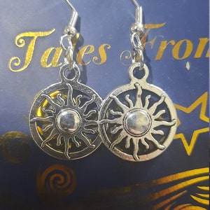 Flat Sun Earrings