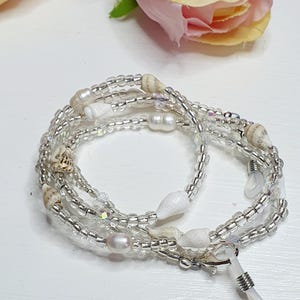 Gemstone Glasses Chain: Handmade Beaded Eyeglass Holder