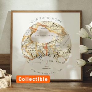 Aangepaste kaartafdruk! Gepersonaliseerd cadeau voor mama of papa. Decor op maat housewarming kerst verjaardag vrouw berg mapertures sq collect