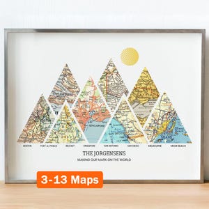 Personalisierte Karte Kunst Einjähriges Jubiläumsgeschenk für Frau Ehemann, romantisches Geschenk zum 1. Jahrestag Benutzerdefinierte gerahmte Meilensteine Leinwand Digitaldruck