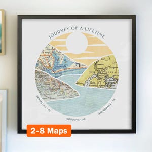 Individuelle Landkarte Print! Hochzeitsgeschenk. Personalisierte Liebesgeschichte Kunst Valentinstag Verlobung Erste Home Travel Memory basic