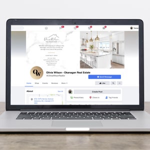Real Estate Agent Facebook Cover Photo | Realtor Cover, Gold Luxury Realtor Template, Realtor Logo, Real Estate Agent, Canva