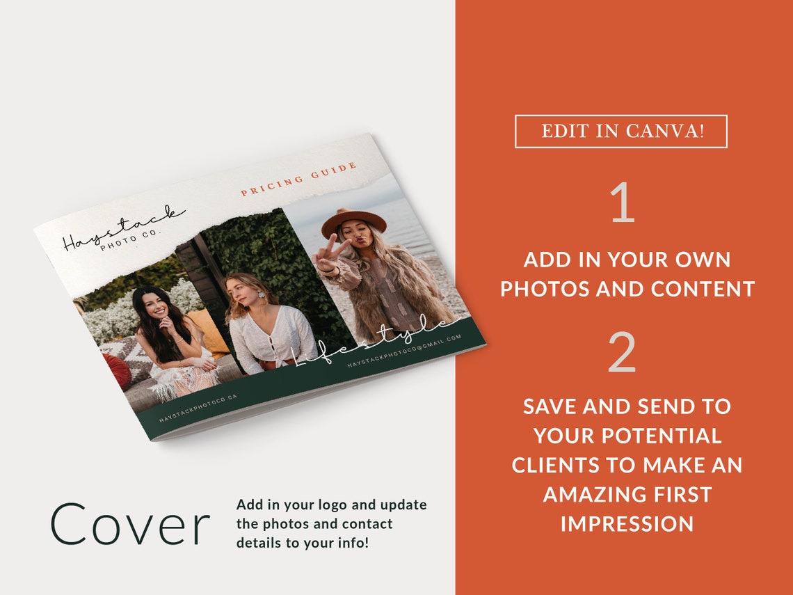 Photography Pricing Template Lifestyle Photography Pricing ...