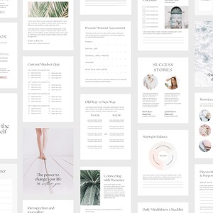 Chic Course Workbook Template | Canva | Coaching Workbook Template, Course Template, Coaching Journal, Course Template, Course Workbook