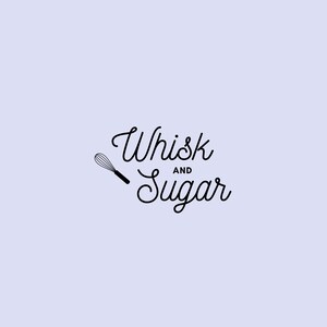 Bakery Logo Template | Canva Logo | DIY Logo Design | Cute | Modern | Happy | Whisk | Baking