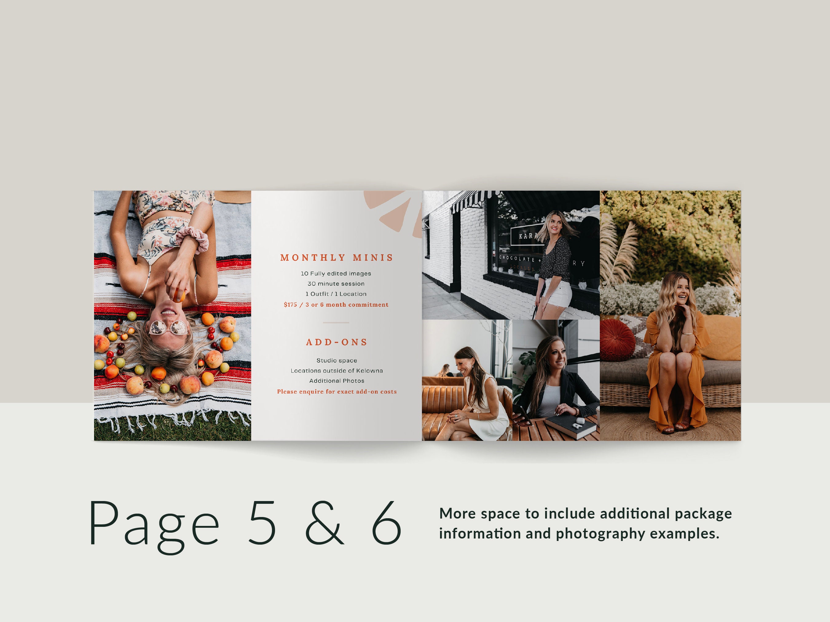 Photography Pricing Template Lifestyle Photography Pricing ...