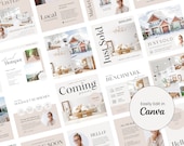 Real Estate Social Media Templates | Realtor Marketing, Instagram Templates, Realtor Branding, Realtor Templates, Real Estate Post