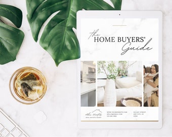 listing presentation kit real estate Real Estate Home Buyers Guide | Realtor Templates, Listing Presentation, Realtor Logo, Canva, Buyers and Sellers Guide, Real Estate Packet