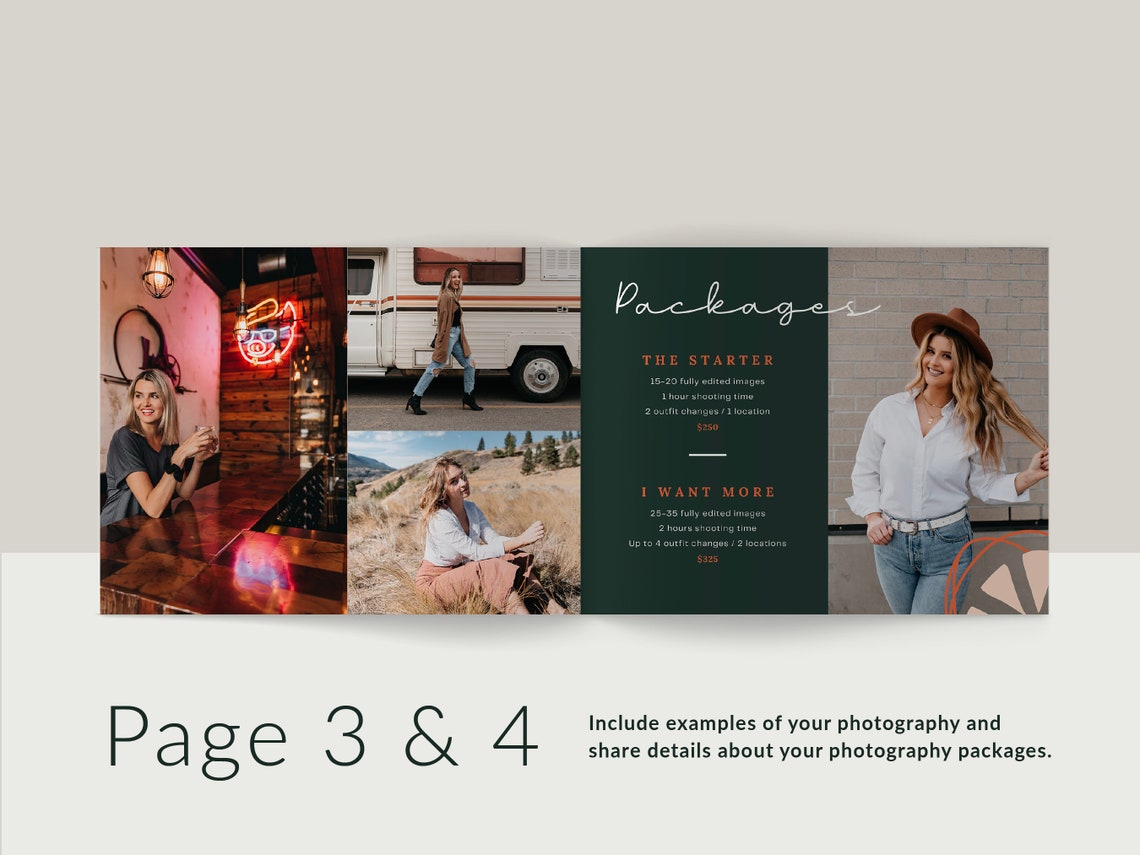 Photography Pricing Template Lifestyle Photography Pricing ...