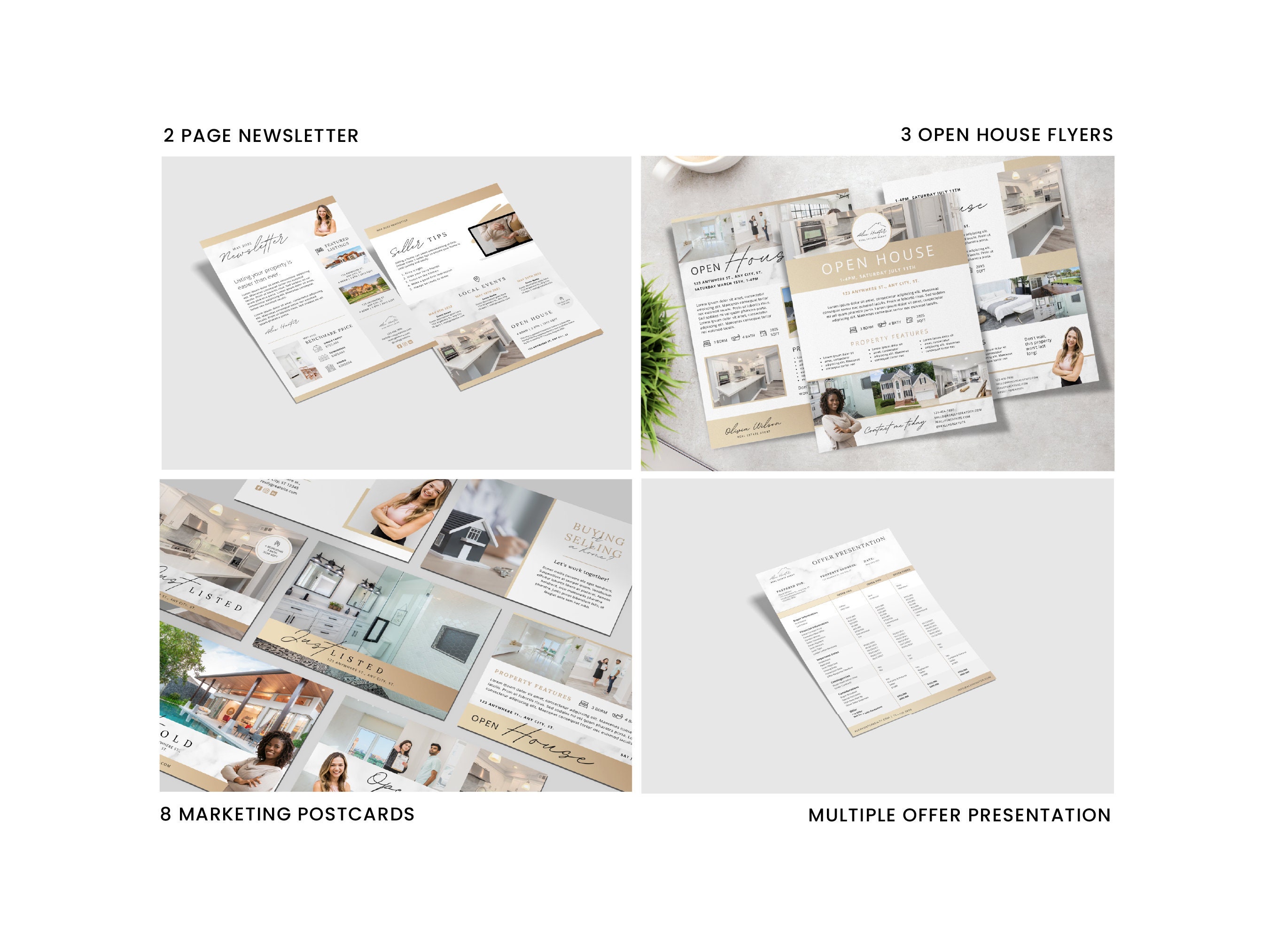 Real Estate Template Bundle | Luxury Realtor Template, Listing ...