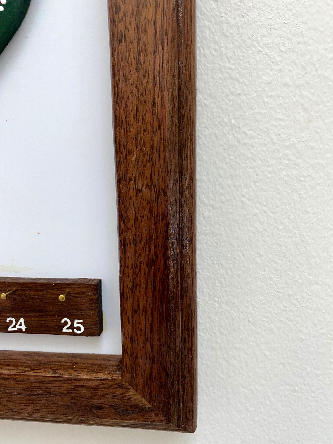 Advent Calendar Walnut Etsy