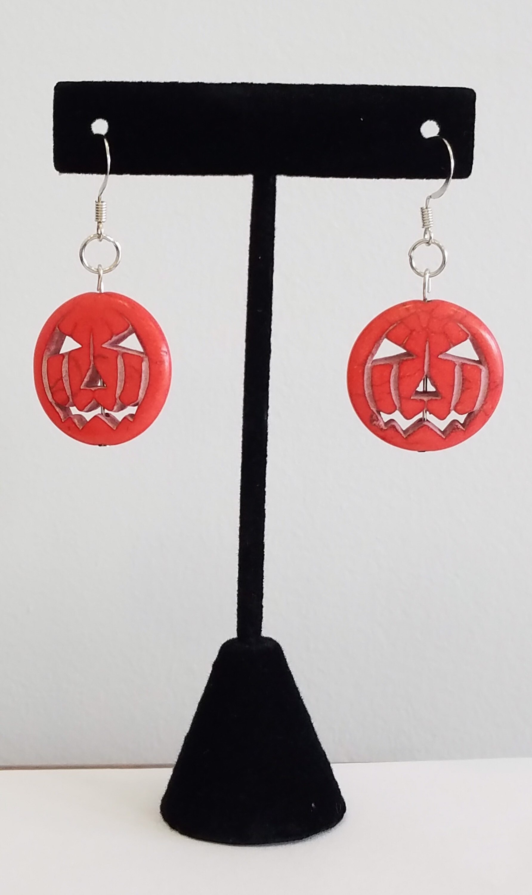 Halloween Pumpkin Dangle Earring