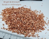 Bare Bright Copper Chops Shavings Shreds Turnings 5lbs - Crafts Orgone Pyramids Inlay Resin Art Texturing Alloy with gold silver
