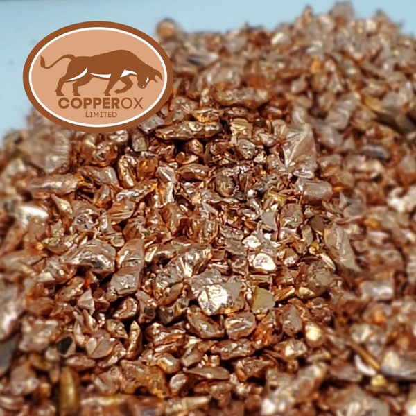 1 pound Copper Chops Bits Pieces Shavings Shreds - For Resin Arts • Crafts • Orgone Pyramids • Art Texturing • Alloy