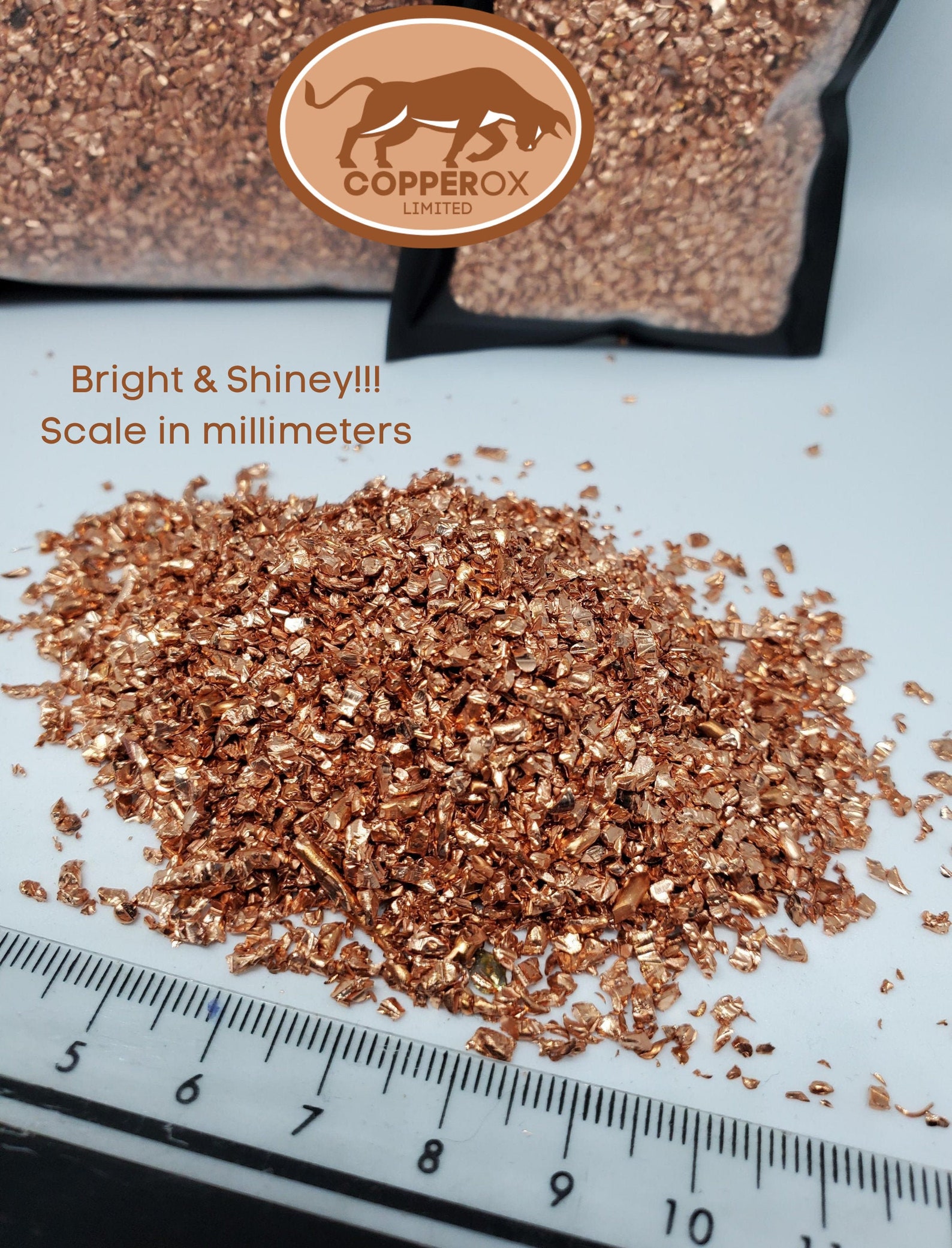 Bare & Bright Copper Chops Shavings Shreds Turnings 5lbs Etsy