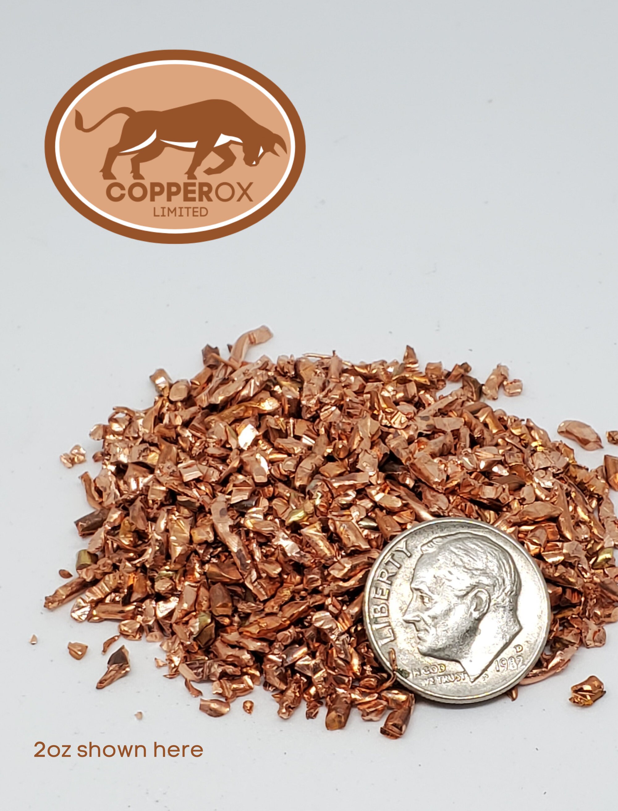 Bare & Bright Copper Chops Shavings Shreds Turnings 8oz Etsy