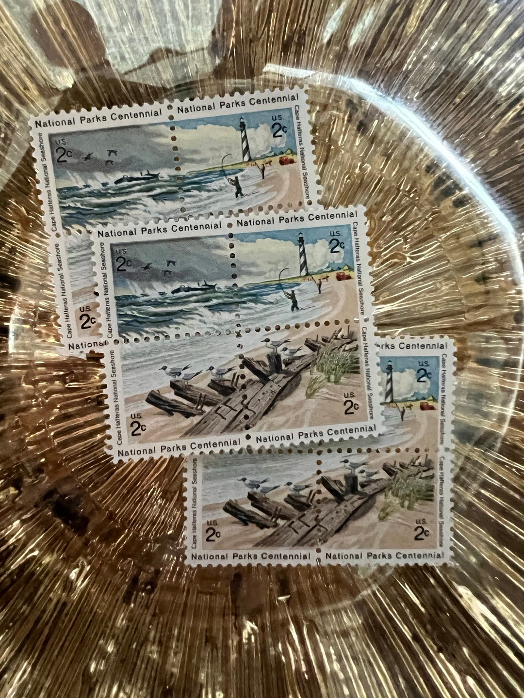 12 Vintage National Parks Centennial Cape Hatteras Unused Stamps ...