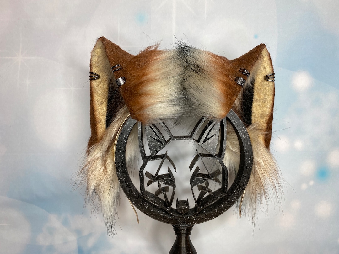 Realistic Wolf Ears Wolf Cosplay Ears Accessories Faux Fur MTO - Etsy