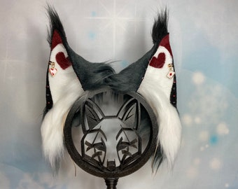 Husk Hazbin Hotel Oreilles de renard naturel Fox Cosplay Oreilles Accessoires en fausse fourrure MTO Petplay Furry Streamer Oreilles d’animaux Oreilles en peluche