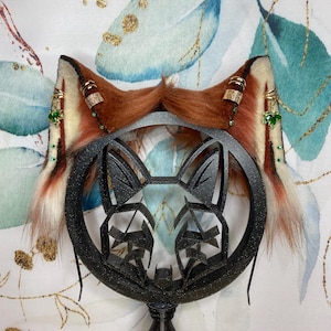 Katzenohren Haarreif Mit Fuchs- & Wolfsohren - Unsichtbarer Tragekomfort