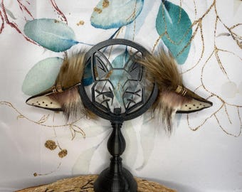 Natural brown deer Cosplay Ears Ears Accessories Faux FurMTO Petplay Furry Streamer Animal Ears Plush Ears kawaii Convention