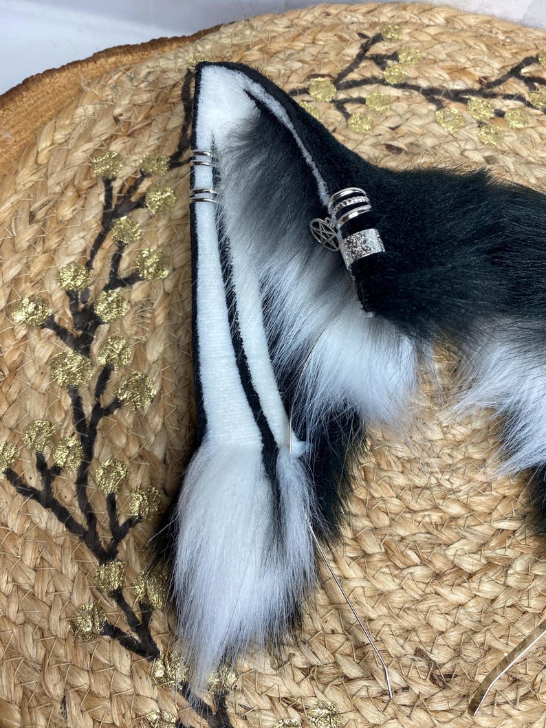 Helluva Boss Loona Fox Ears Handmade From Faux Fur for Cosplay, Therian ...