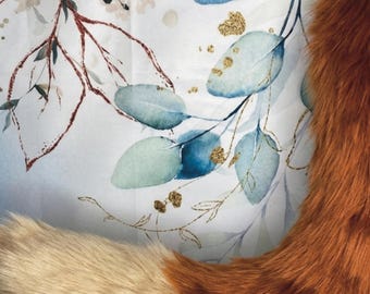 90cm Faux Fur Fox Tail – Handmade and Posable – Cosplay Costume Tail – Personalized in Black, Red Fox, Brown and Tricolor