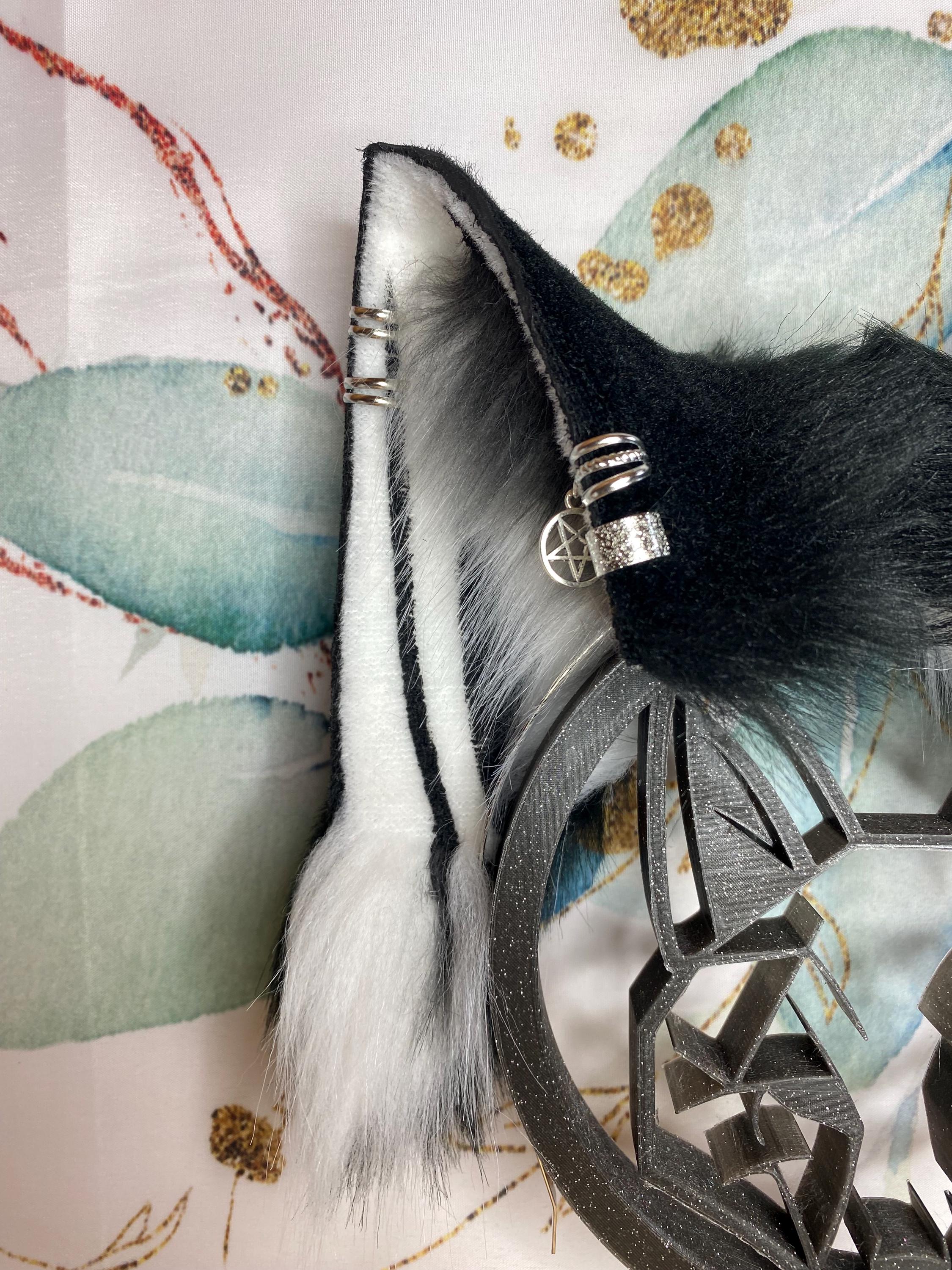 Helluva Boss Loona Fox Ears Handmade From Faux Fur for Cosplay, Therian ...