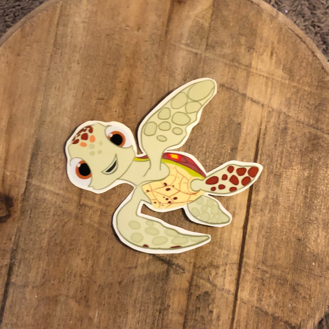 Disney/pixar Vinyl Sticker// Wall Art// Squirt Stickers// Etsy