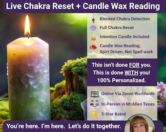 Full Chakra Reset with Candle Wax Reading - LIVE!