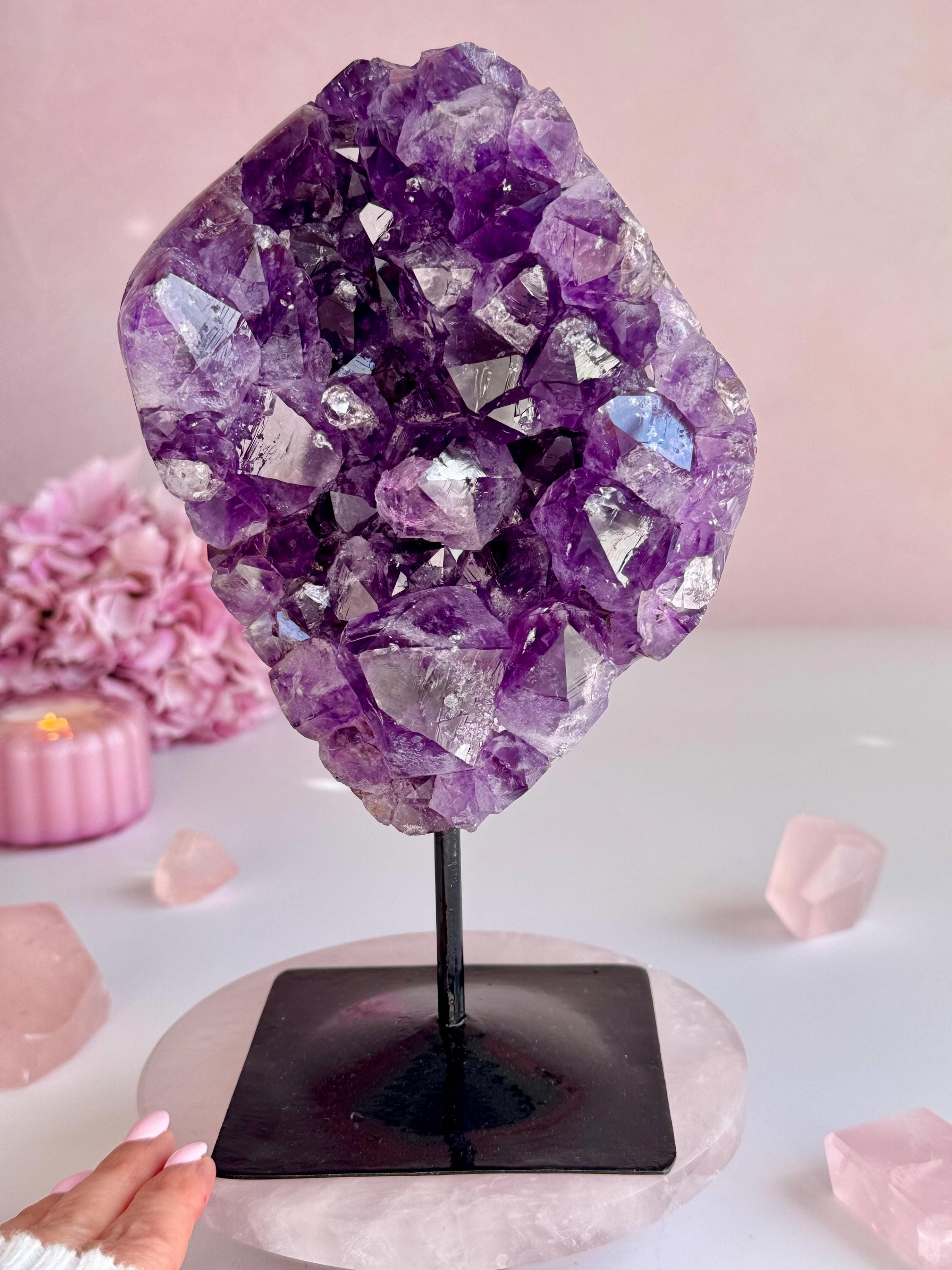 ピンクアメジスト　スタンド Amethyst Stand - Etsy