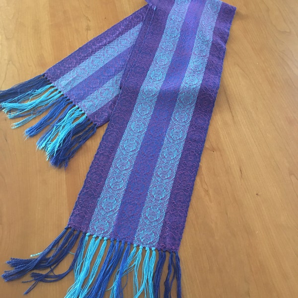 Hand woven super soft tencel scarf