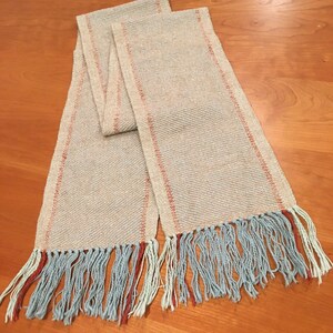 Handwoven silk/cotton scarf