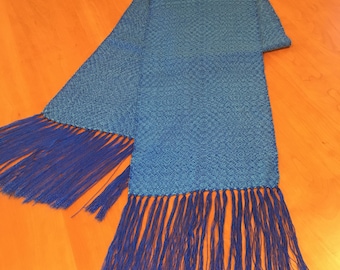 Hand Woven Tencel Pattern Scarf