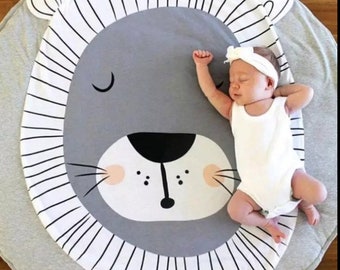 lion baby play mat