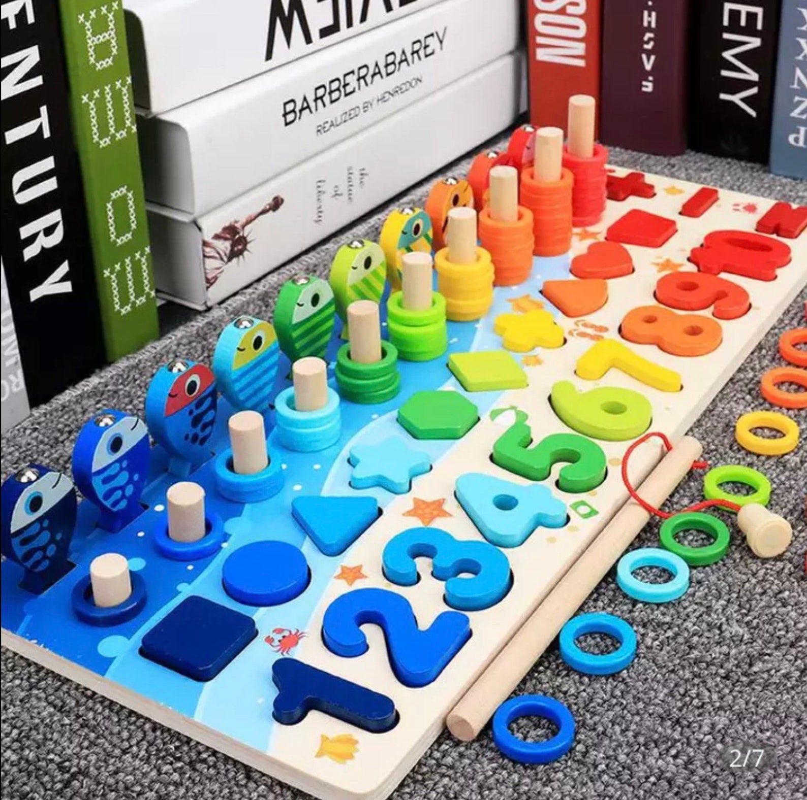 Montessori juguetes educativos de madera para los niños - Etsy España
