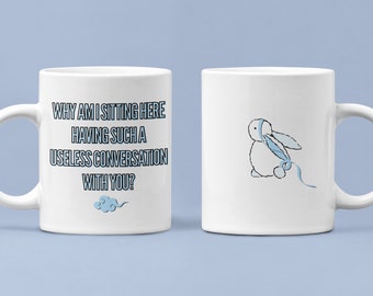 The Untamed 陈情令 Mug: MDZS Quote & Bunny Design