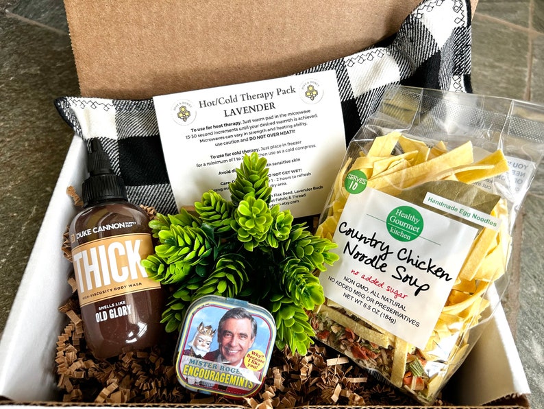 Comforting Care Package. Chicken Noodle Soup For Him. Care Package Men's. Aromatherapy Pack. Men's Care Box. Self Care Package image 1