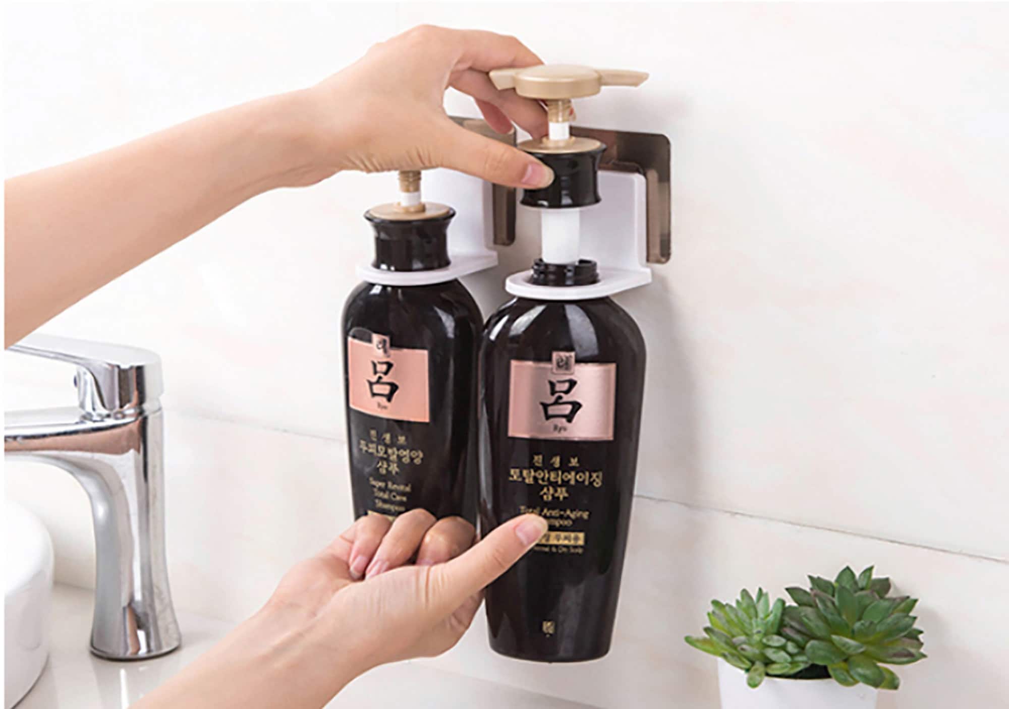 3 PACK Bathroom Wall Mounted Shampoo Holder Shelf Shower Etsy UK