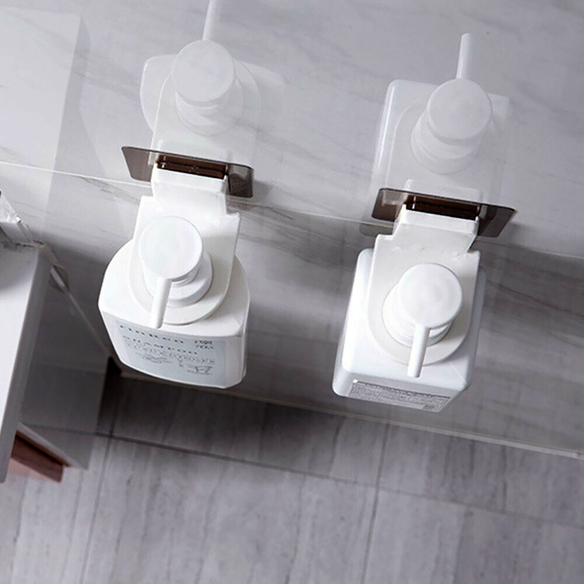 2 PACK Bathroom Wall Mounted Shampoo Holder Shelf Shower Etsy UK